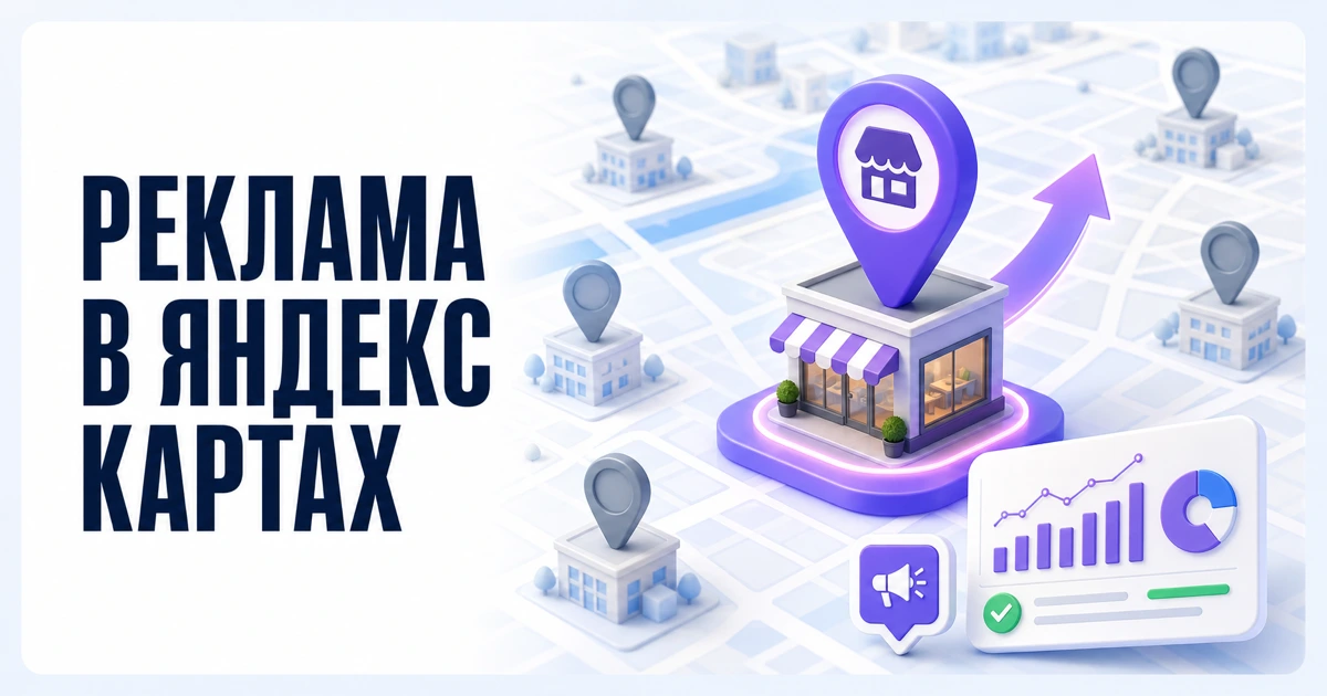 Реклама в Яндекс Картах Реклама в Яндекс Картах: выделенная карточка организации на карте и панель аналитики